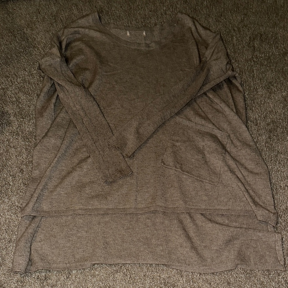 Altar'd State Taupe Long Sleeve Sweater
